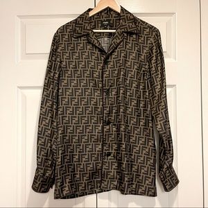 Fendi Logo print shirt, size 38